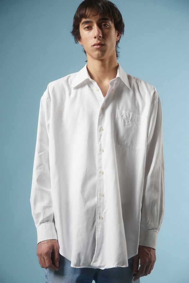 Urban Renewal Vintage Big White Dress Shirt | Urban Outfitters