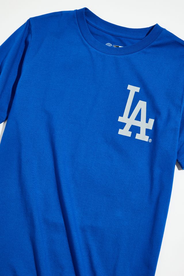 New Era Men's Los Angeles Dodgers Pinstripe Crew T-Shirt - Macy's