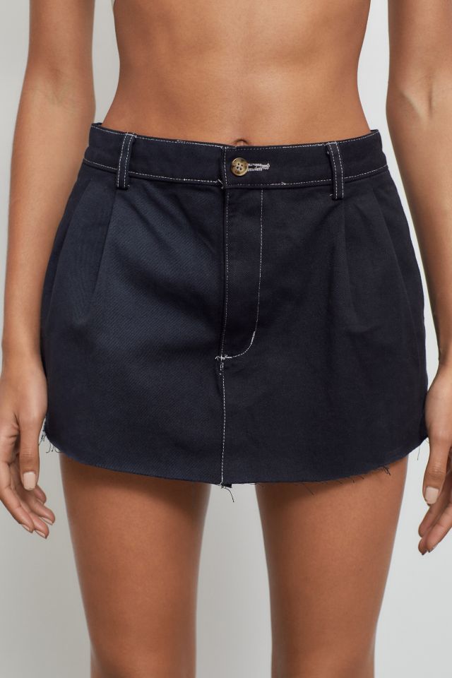 Urban Renewal Remade Low-Rise Mini Chino Skirt #1
