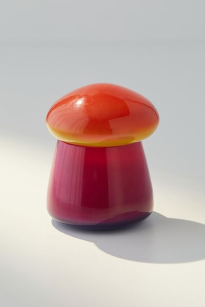 Urban Outfitters Mushroom Glass Candle In Assorted