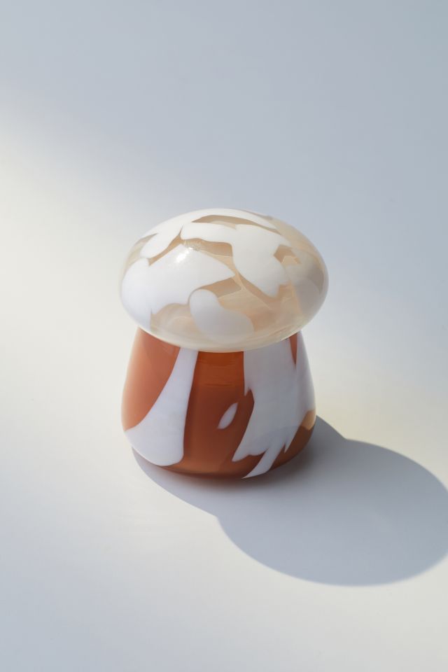 Mushroom Glass Candle #3