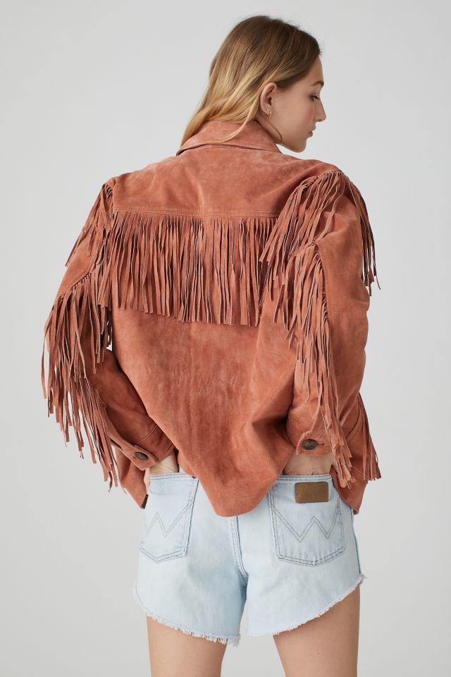 BLANKNYC Suede Fringe Jacket #2