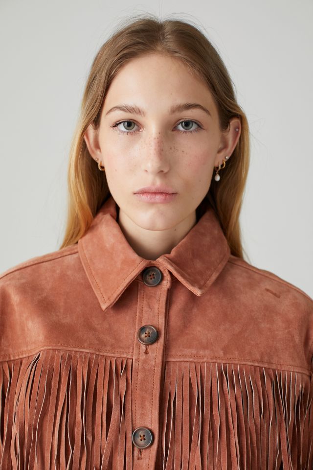 BLANKNYC Suede Fringe Jacket #3