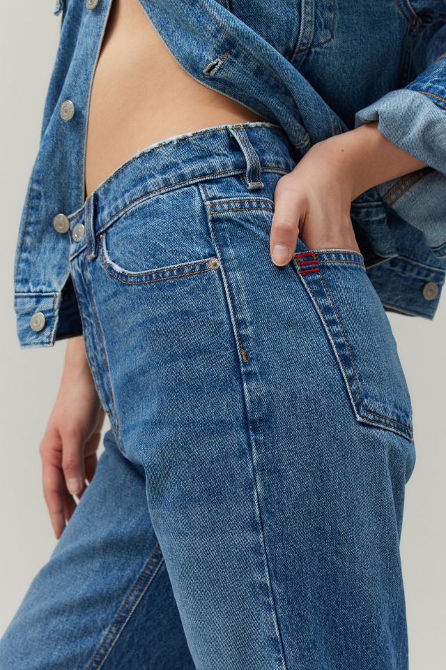 BDG Issa High-Waisted Cowboy Jean - Pink, Urban Outfitters Hong Kong  Official Site