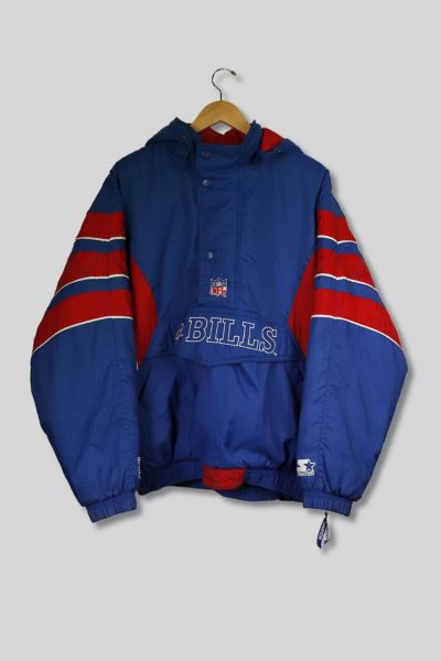 VINTAGE 90s STARTER BUFFALO BILLS NFL HALF ZIP JACKET SZ: XL – Stay Alive  vintage store