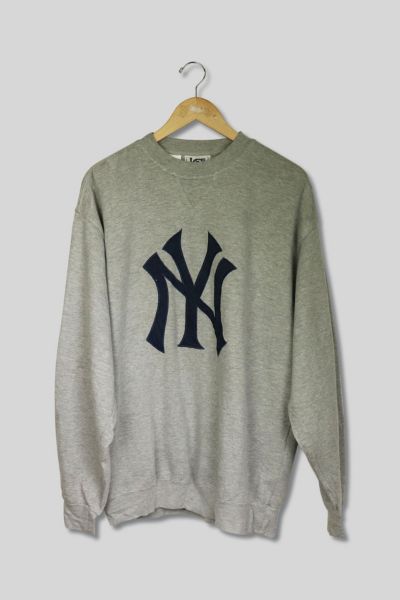 Vintage Y2K New York Yankees Baseball Gray Sweatshirt Large 