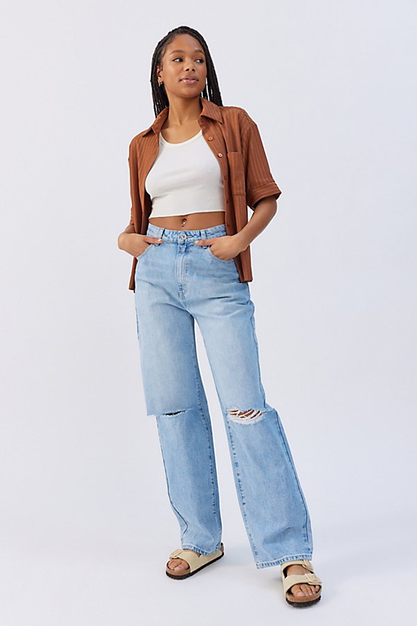 Abrand A Brand A Carrie High-waisted Jean In Tinted Denim