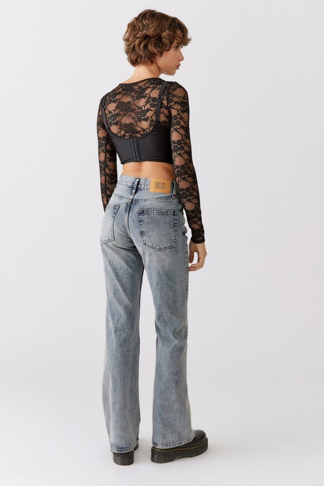 Daze Denim Y2K Low-Rise Bootcut Jean  Urban Outfitters Japan - Clothing,  Music, Home & Accessories