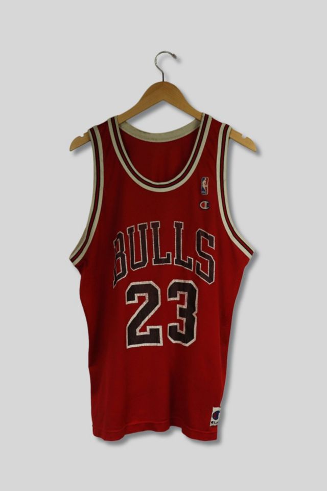 vintage champion chicago bulls michael jordan jersey 45 sz M 10-12 youth