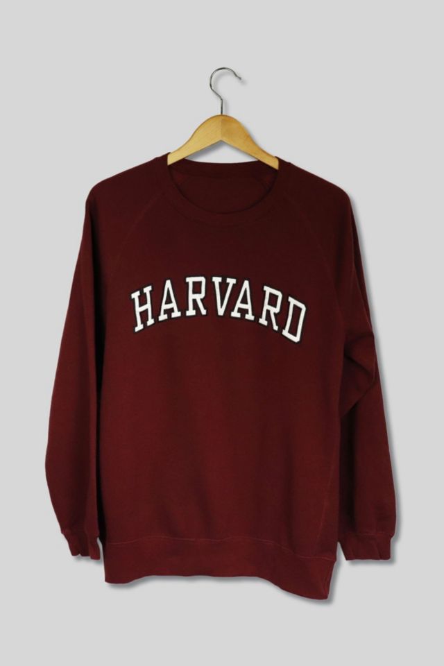 Vintage Harvard University Crew Neck Sweatshirt Urban Outfitters