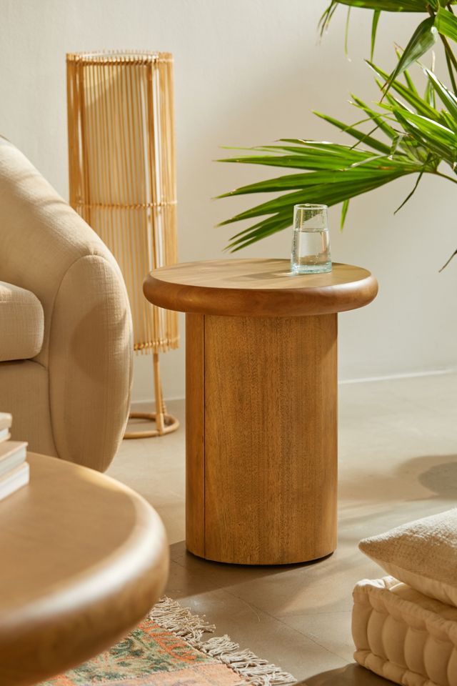 Miguel Parawood Side Table Urban Outfitters