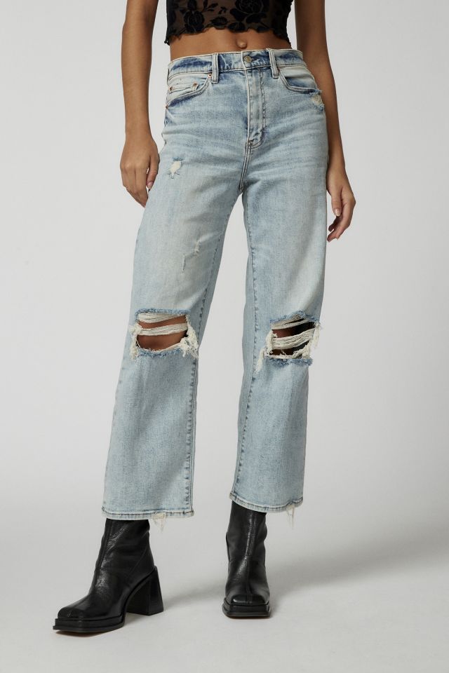 Daze Denim Pleaser High-Waisted Straight Leg Jean #1