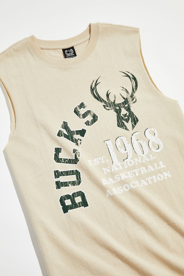 T-shirt sans manches coupé Milwaukee Bucks #2