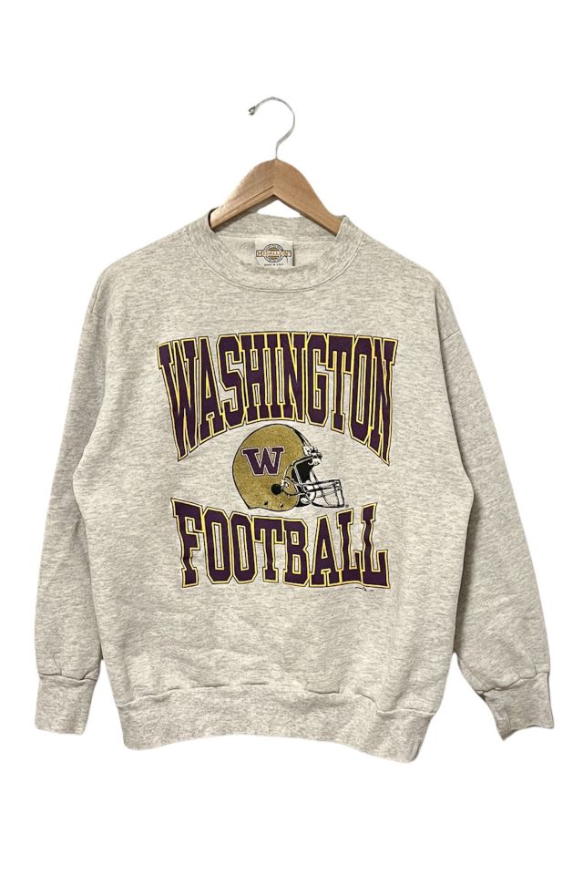 Vintage Style Washington Football Crewneck Sweatshirt T 