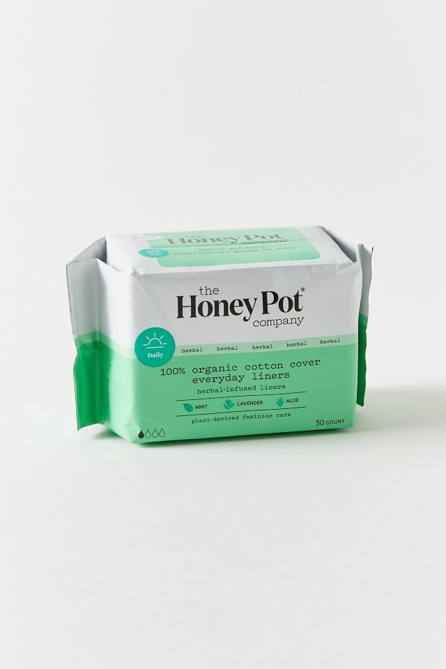 The Honey Pot Company Cotton Cover Herbal Everyday Pantiliners #1