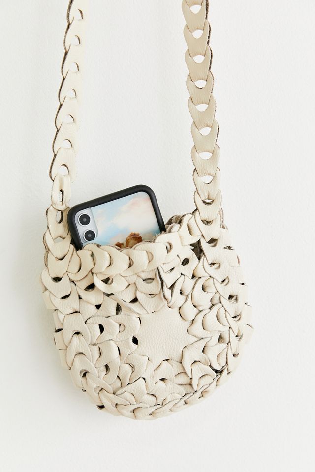 Isabel Loop Leather Crossbody Bag Urban Outfitters