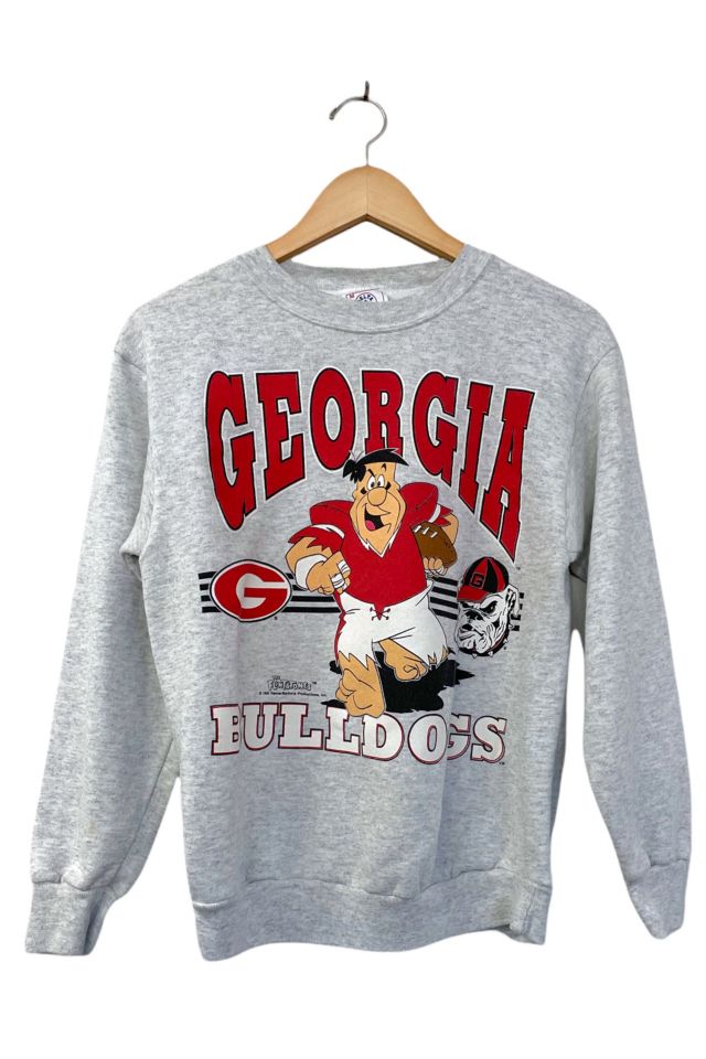 Vintage Georgia Bulldogs Fred Flintstone Sweatshirt Urban Outfitters