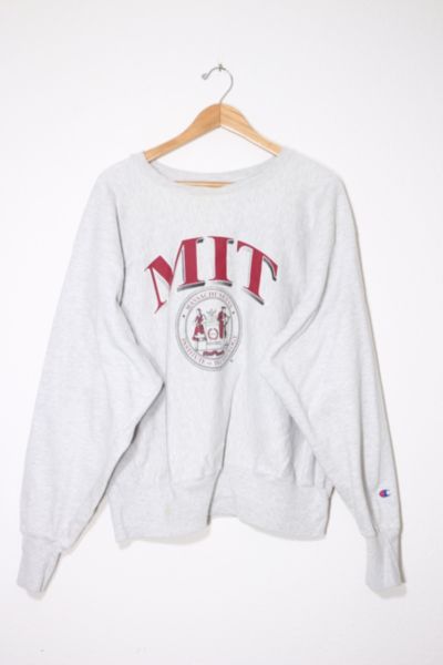 Vintage Champion MIT Massachusetts Institue of Technology Crewneck Sweatshirt Urban Outfitters