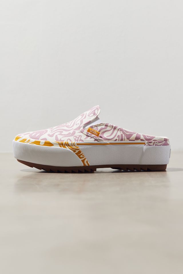 Vans Wavy Daze Stacked Slip-On Mule Sneaker