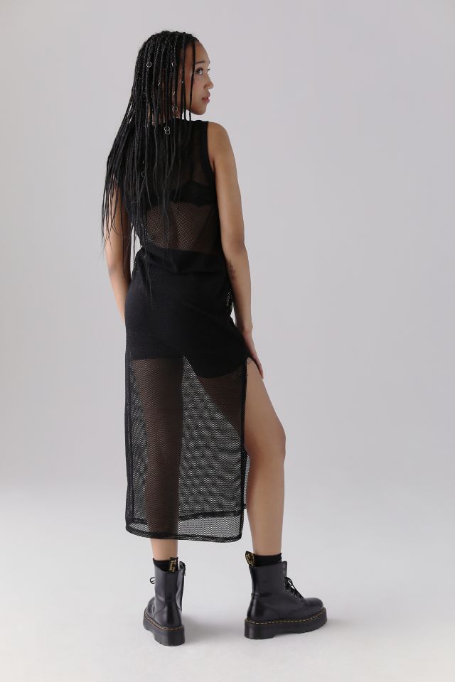 UO Gerri Sheer Midi Dress #1