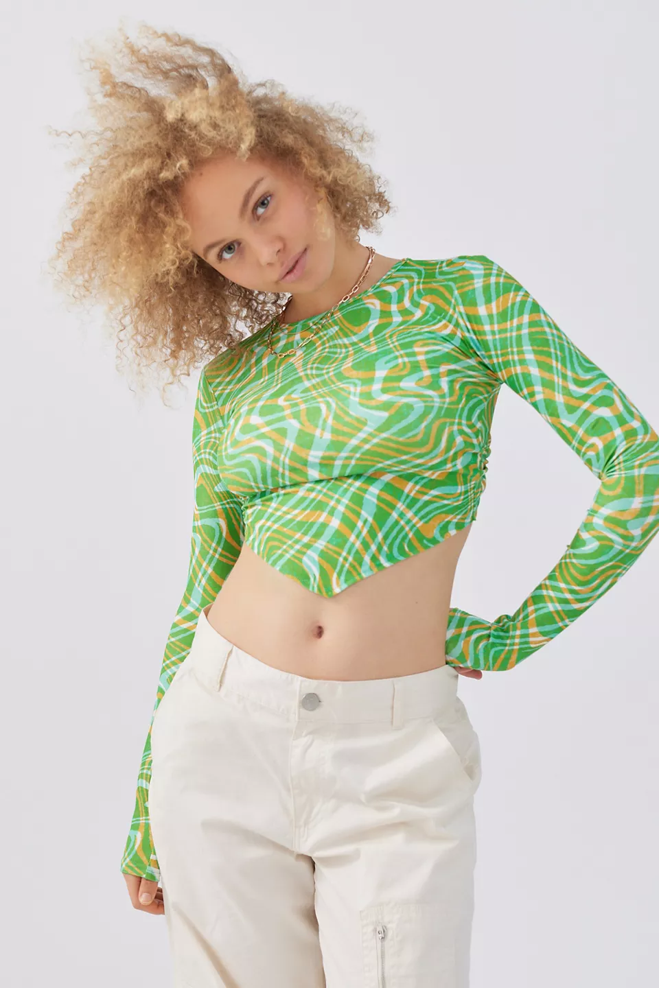 urbanoutfitters.com | UO Tie-Back Cropped Top