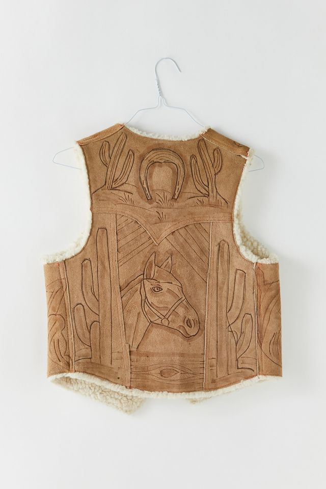 Vintage Sherpa Lined Vest #1