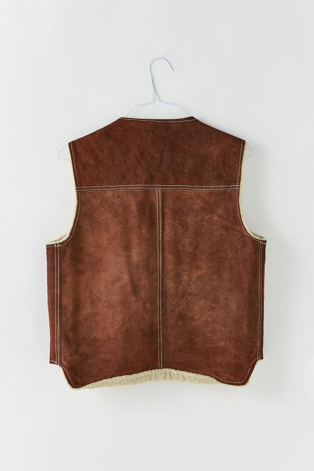 Vintage Sherpa Lined Vest #1
