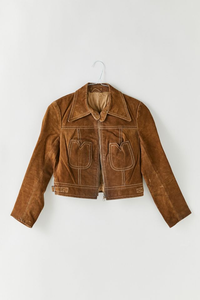 Vintage suede 2024 jacket womens