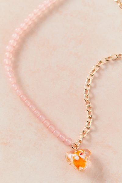 Bead And Chain Pendant Necklace | Urban Outfitters