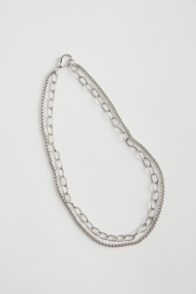 Rocky Layered Chain Necklace | Urban Outfitters Canada