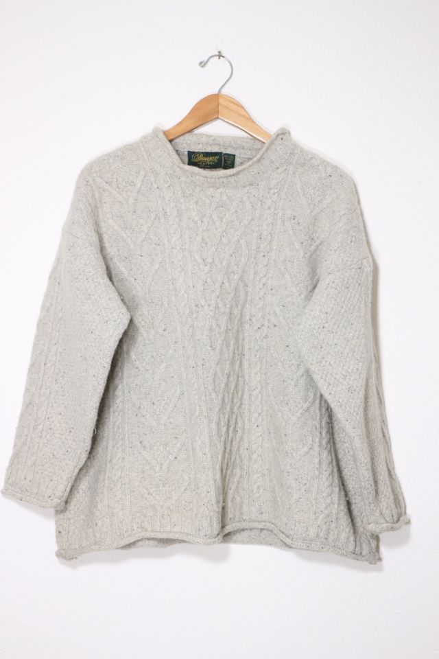 Vintage Doogan Donegal Wool And Silk Sweater Made In Ireland