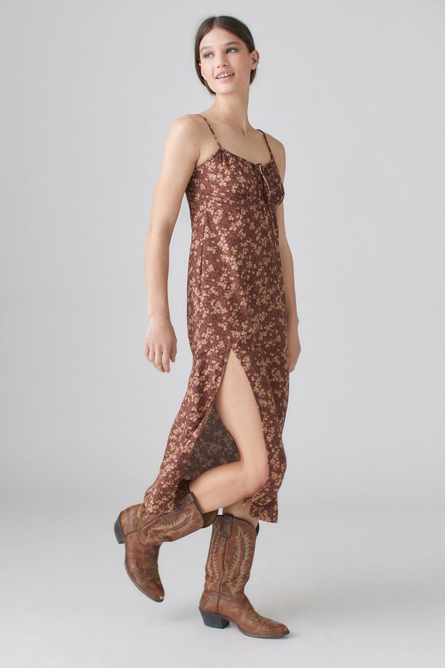 motel cypress midi dress Cypress Midi Dress in Ditsy Rose Blue