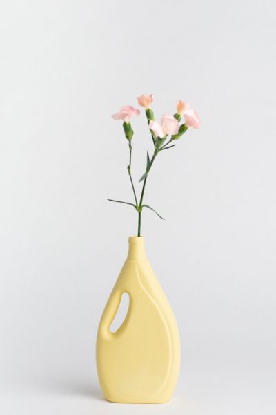 Middle Kingdom X Foekje Fleur Porcelain Laundry Vase In Lemon Yellow