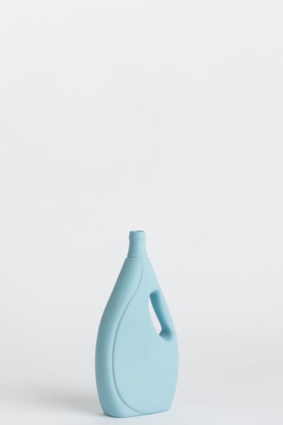 Middle Kingdom X Foekje Fleur Porcelain Laundry Vase In Denim