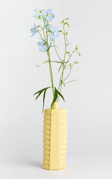 Middle Kingdom X Foekje Fleur Porcelain Deco Vase In Yellow