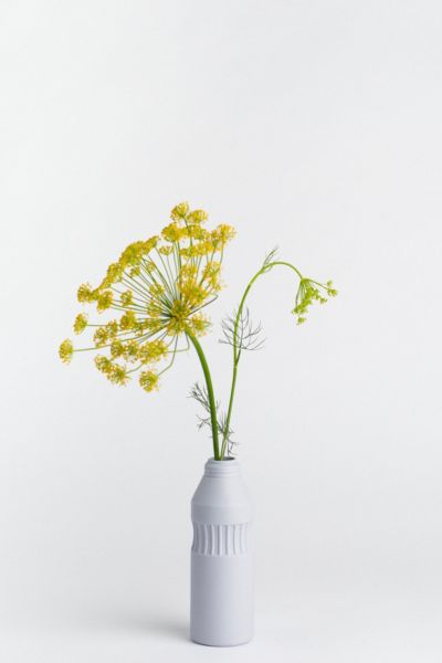 Middle Kingdom X Foekje Fleur Porcelain Portico Vase In Lilac Grey