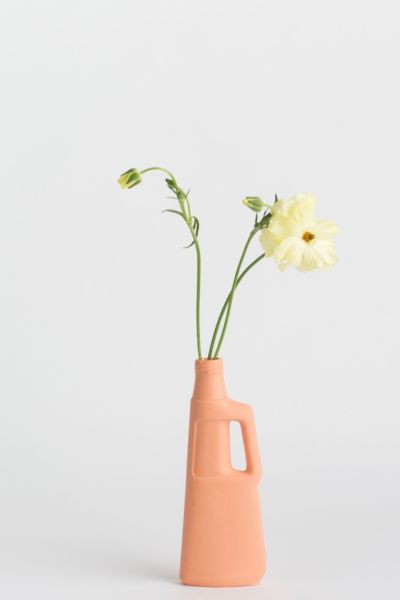 Middle Kingdom X Foekje Fleur Porcelain Revolver Vase In Orange