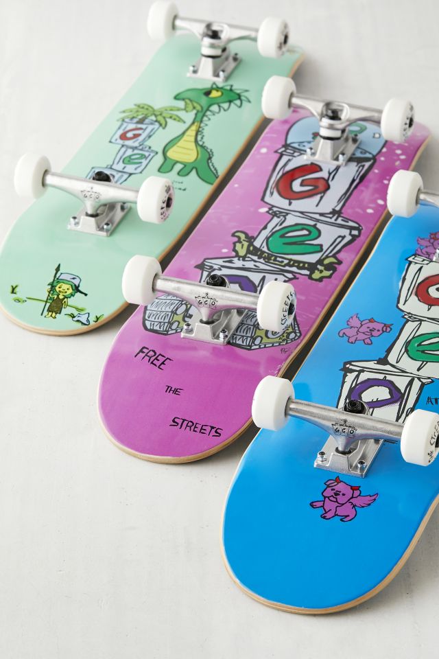 GEO Pea Head Pot Head Complete Skateboard #4