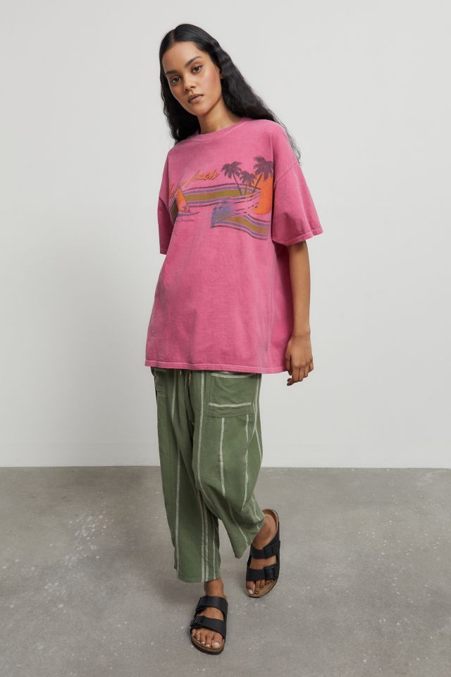 Malibu Beach Graphic T-Shirt Dress #2