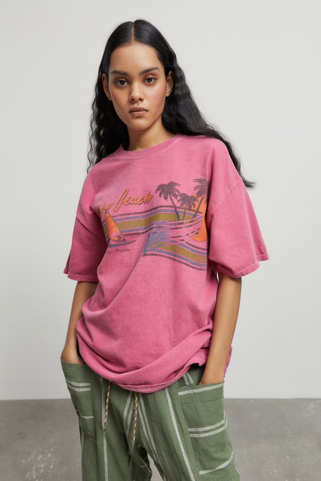 Malibu Beach Graphic T-Shirt Dress #3