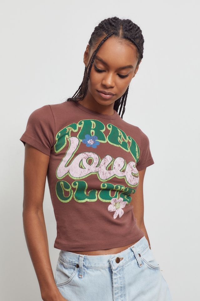 Free Love Club Baby Tee | Urban Outfitters