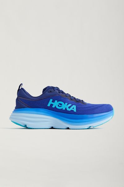 Hoka One One Bondi 8 Running Shoe In Blue