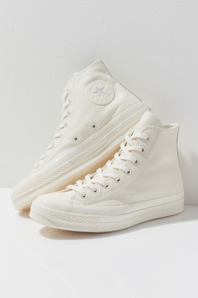 Chuck 70 Leather High-Top Sneakers