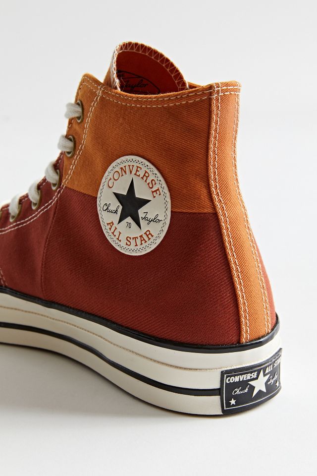 Converse Chuck 70 Leather High 'Colorblock - Dark Root Brown' | Men's Size 3.5