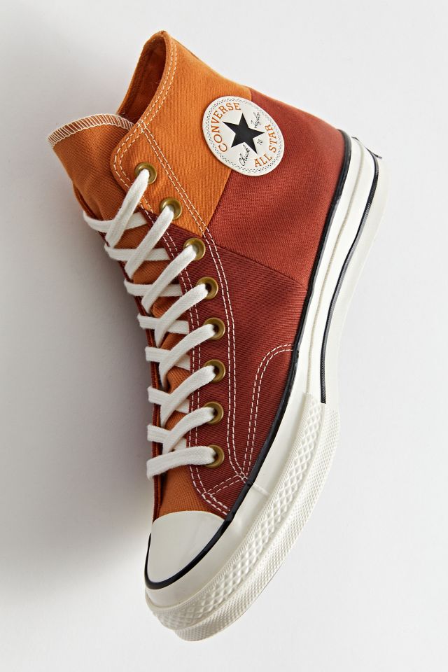 Converse Chuck 70 Leather High 'Colorblock - Dark Root Brown' | Men's Size 3.5