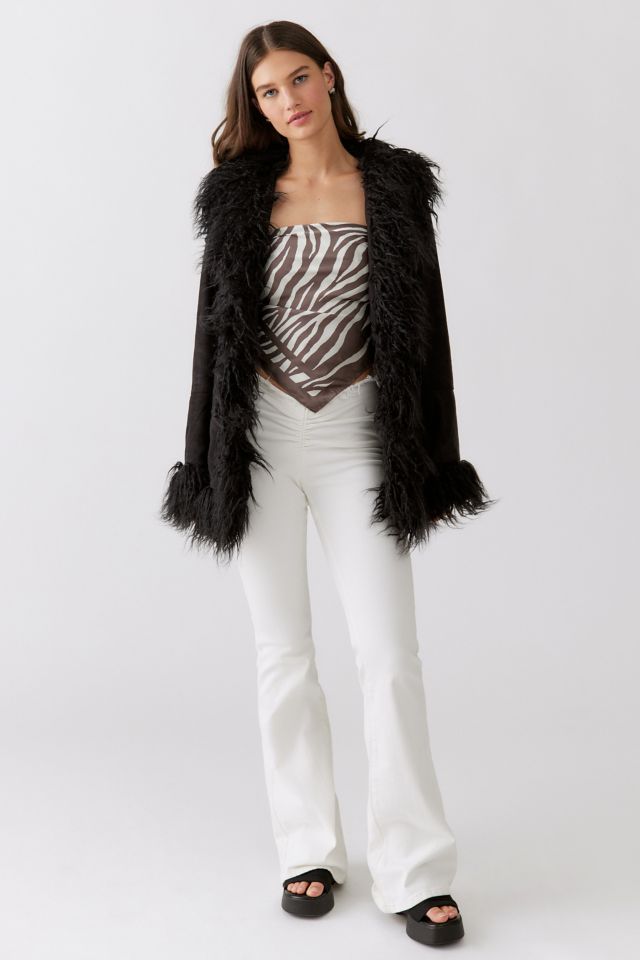 Veste avec bordure en fausse fourrure Britney UO #2