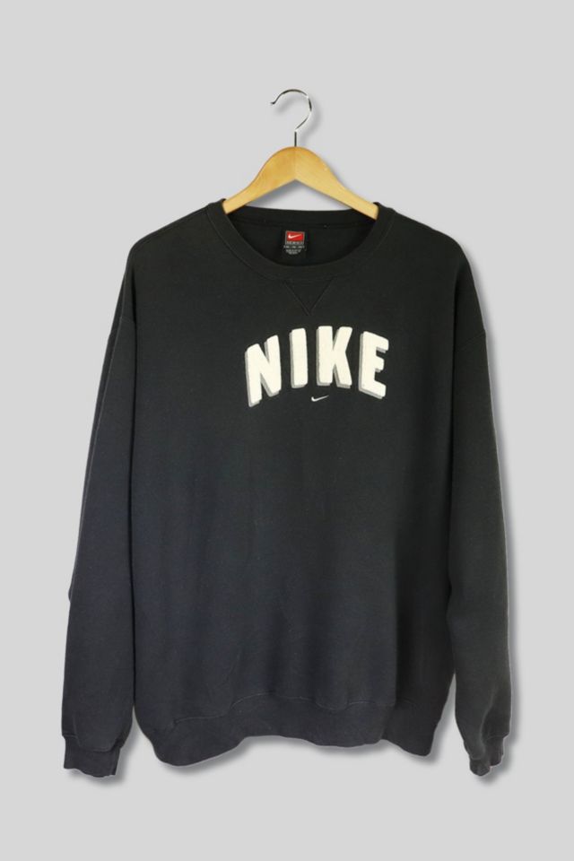 Nike spell out sweatshirt hot sale vintage