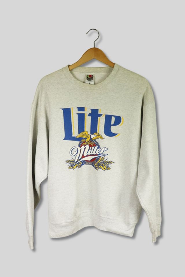 Miller lite crew store neck sweatshirt