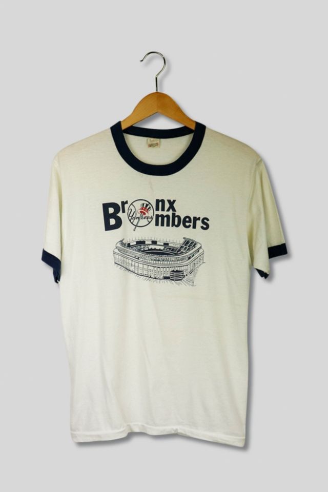 Vintage MLB New York Yankees Bronx Bomber Ringer T Shirt