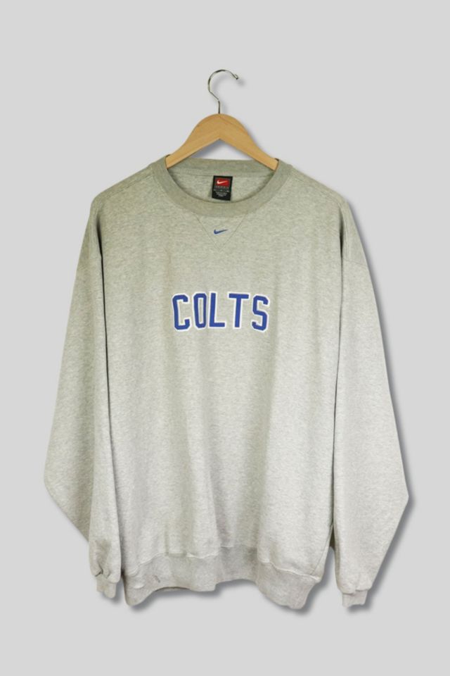 CustomCat Indianapolis Colts Vintage NFL Crewneck Sweatshirt Royal / M